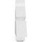 Ekena Millwork Redmond Architectural Grade PVC Gable Bracket, 72"W x 15"H x 4"D x 6"F, 5/12 Pitch GBP072X15X0406RED00 - alternate 2